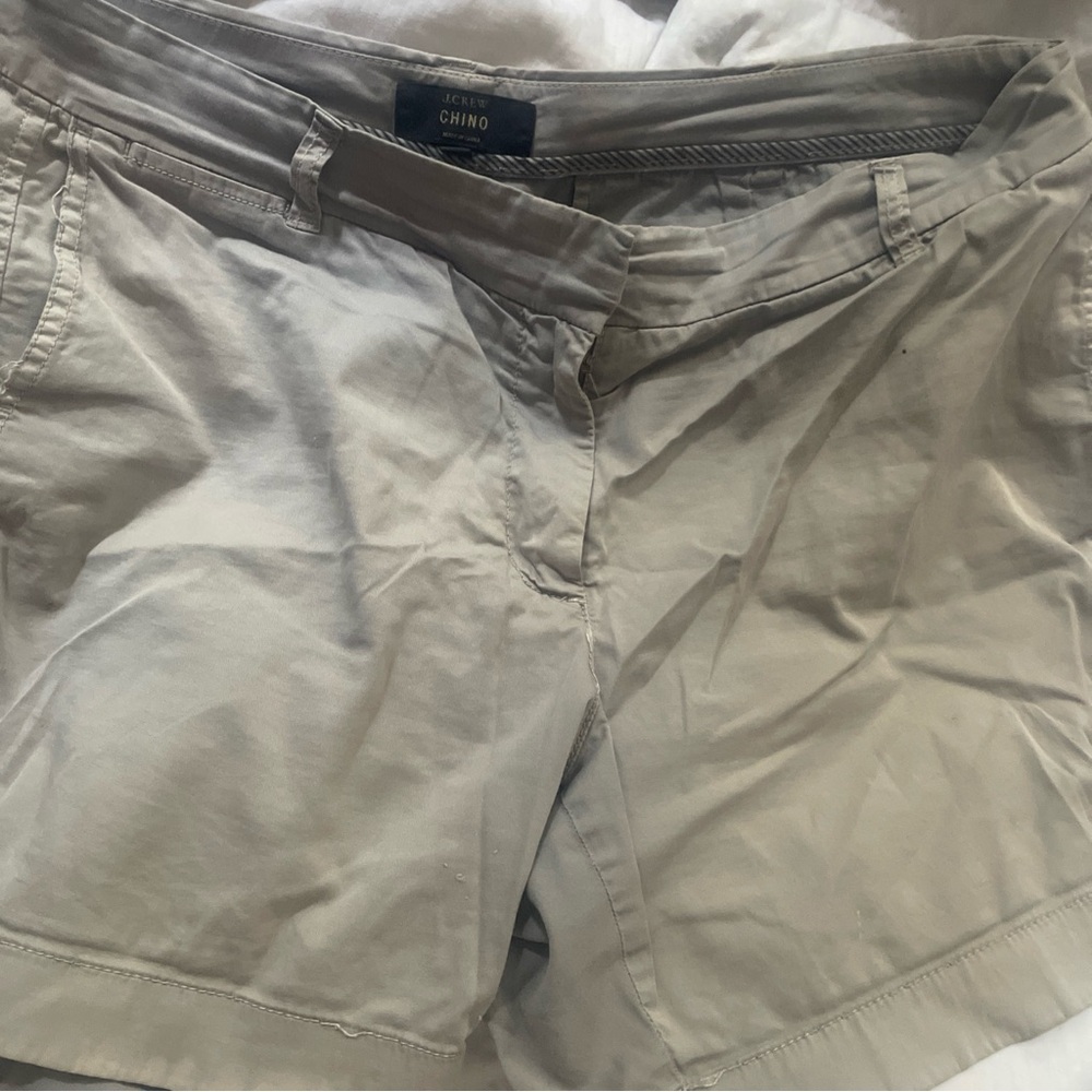 J. Crew Grey Cargo Shorts Lightweight Summer Essential